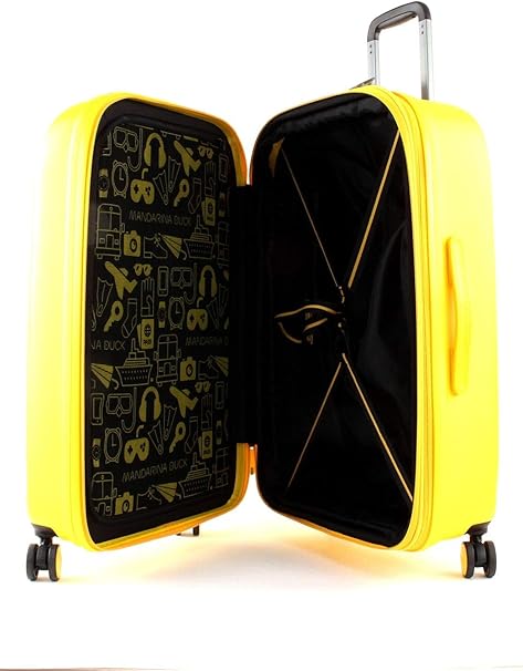 MANDARINA DUCK ソフトキャリーバッグ 色マリンブルー、4輪タイプ MANDARINA DUCK ソフトキャリーバッグ 色マリンブルー、4輪